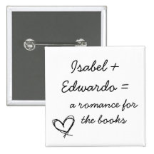 Isabel + Edwardo Pinback Buttons