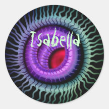 ISABELLA - Custom Name Wild Eye Sticker