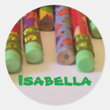 Isabella name stickers