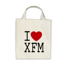 Isac  love XFM blanc Canvas Bags