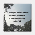 Isaiah 26:4 refrigerator magnet