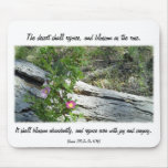 Isaiah 35:1-2 mouse pads