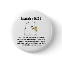 Isaiah 40:31 Button