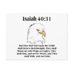 Isaiah 40:31 Card postcards