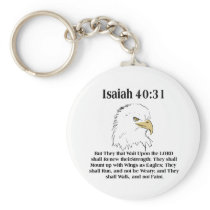 Isaiah 40:31 Keyring Keychains