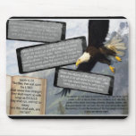 ISAIAH 40:31 MOUNT UP WITH WINGS AS EAGLES mousepads