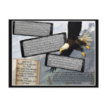 ISAIAH 40:31 MOUNT UP WITH WINGS AS EAGLES POST CARDS
