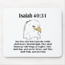 Isaiah 40:31 Mousepad