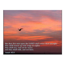Isaiah 40:3 Sunrise Post Cards