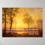 Isaiah  40:8,Albert Bierstadt Print