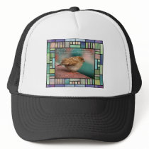 Isaiah 41:10 Bible Verse With Bird Stained Glass