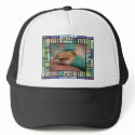 Isaiah 41:10 Bible Verse With Bird Stained Glass hats