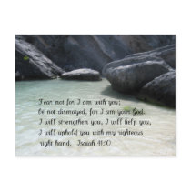 Isaiah 41:10 postcard