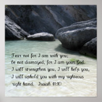 Isaiah 41:10 poster