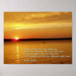 Isaiah 41:10 Sunset Print