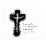Isaiah-53 - Cross / Christian Witness Postcard