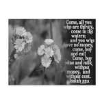 ISAIAH 55:1 BIBLE SCRIPTURE FAVORITE postcards
