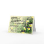 Isaiah bible verse greeting card Card