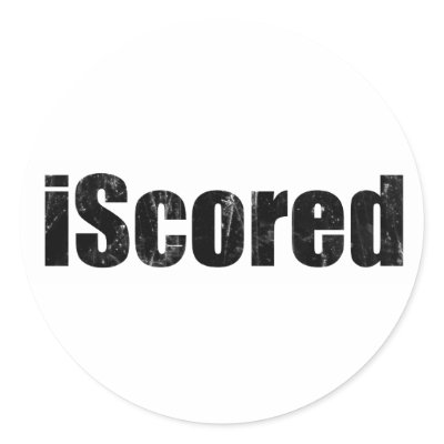 iScored Round Sticker by Real_i_Messages