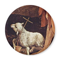 Isenheim Former Altar Altar In The Antonine Isenhe Refrigerator Magnet