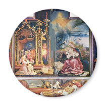 Isenheim Former Altar Altar In The Antonine Isenhe Refrigerator Magnet
