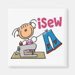 iSew Stick Figure T-Shirts, Gifts, and Apparel Refrigerator Magnets