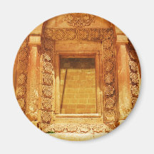 Ishak Pasha Palace window - photograph Refrigerator Magnet