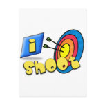 iSHOOT - I Shoot ARCHERY postcards