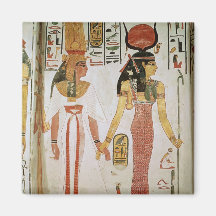 Isis and Nefertari Refrigerator Magnet