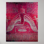 ISIS ,red fuchsia white pink