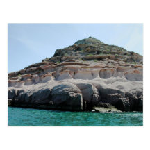 Isla Partida Sculpted Sandstone Baja California Su Post Card