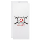 Islam Believe Custom Rack Card