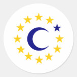 Islam Europe Stars Stickers