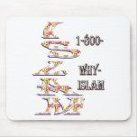 Islam is peace & love & happiness mouse pad