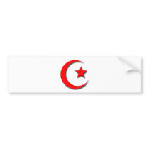 Islamic Crescent Bumper Sticker