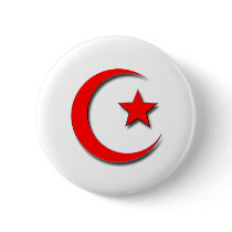 Islamic Crescent Button