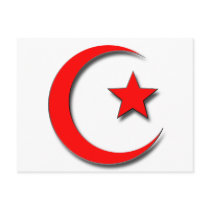 Islamic Crescent Post Card