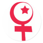 Islamic Feminism Symbol stickers
