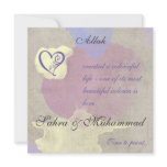 Islamic invitation - Watercolor painting of love