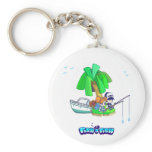Island Couple Key Chain keychains