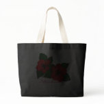 Island Diva Red Hibiscus Tote Canvas Bag