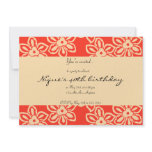 Island Noise in Mango Invitation