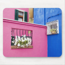 Island of Burano, Burano, Italy. Colourful Burano Mousepad