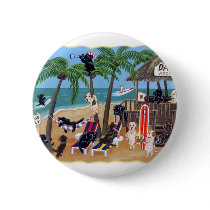 Island Summer Vacation Labradors Pins
