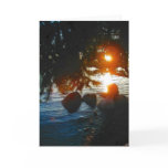 Island Sunrise Scenic Nature Art Greeting-Card