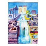 Islands w/ apple - Card