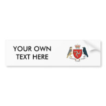 Isle of Man Coat of Arms Bumper Stickers