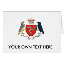 Isle of Man Coat of Arms Greeting Cards