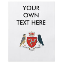 Isle of Man Coat of Arms Personalized Flyer