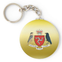Isle of Man Coat of Arms Keychains